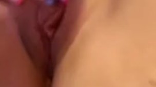BBW with wet tight pussy fucks 