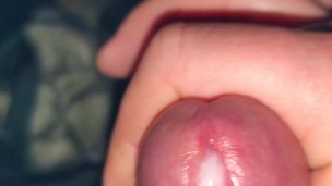 Close up of me cumming cock ring 