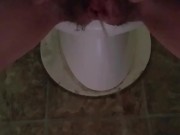 Bathroom piss ;) - Screenshot 9 of 16 - Squirting Piss