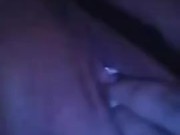 Soaking wet pussy play