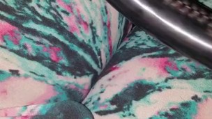 Driving in town, vibrator in pants! Getting off!