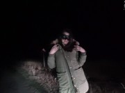 Horny Slut with Butt Plug Deepthroat and Ass Fuck Outdoor 2/16