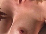 Feuchte Pussy draußen beim Sonnen zum Orgasmus gefingert 2/16