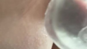 Fucking myself with a fat cock