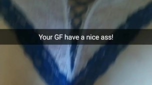 Rubbing my cock on you girlfriend ass! [SnapChat]