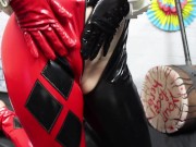 Futanari Harley Quinn Anal & BJ OmankoVivi TEASER Latex Femdom Fetish 9/16