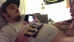 My Partner as They Themself Giving Me a Blowjob