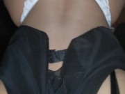 ¡Compilado de mamadas en el espejo, un rico regalo montado con tangas! 10/16