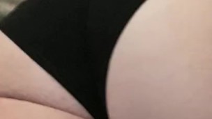 Black undies booty