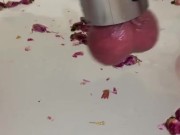 Low Hanging Balls Ballstretching Scrolicious Testicles Bath Sex 8/16