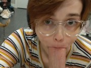 Teen laughs while gagging on big cock *teaser* 12/16