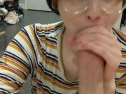 Teen laughs while gagging on big cock *teaser* 13/16