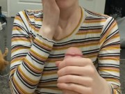 Teen laughs while gagging on big cock *teaser* 16/16