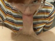 Teen laughs while gagging on big cock *teaser* 3/16