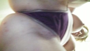 Face dance in a thong!!