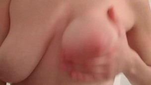 Late for work but those big tits need some love first ❤️ SHOWER SESSION