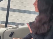 a truck driver fucked a amazing brunette in the woods 5/16