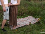 Naughty Outdoor Picnic Ends For Amateur Couple With Blowjob And Sex 4/16