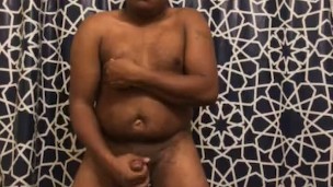 Jerking off and showing ass