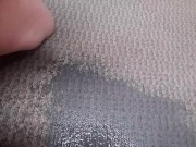 Carpet piss at bosses desk  5/16