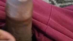 Cock play in shorts