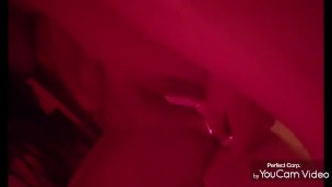 Getting fucked by my toy 
