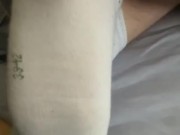  White ankle socks 