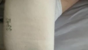  White ankle socks 
