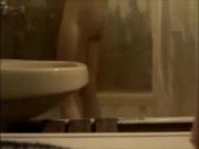 Camera in men*s shower