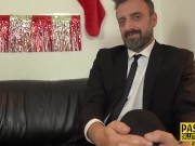 Skinny tattooed submissive gets fingered 4/16