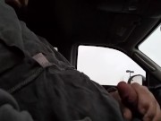 Cumming in Walmart parking lot 