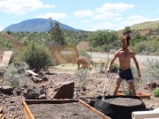 Dirty Boy Showers Off With The Hoes & Sprays Down Some Seed