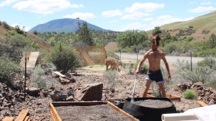 Dirty Boy Showers Off With The Hoes & Sprays Down Some Seed