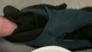 Had long wank in the toilets with cumshot!!