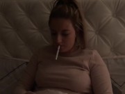 Smoking fetish match light up 