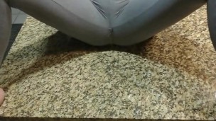 Pissing my pants and getting a golden shower at the same time
