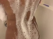 Caught her taking a shower