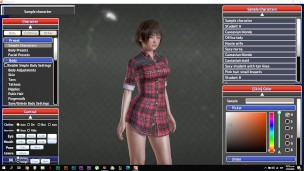 Setting up my virtual girl to have sex in HONEY SELECT