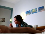 Ленивая ебля со сводной сестрой перед сном 11/16