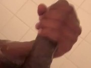 Solo Male Cum In Shower