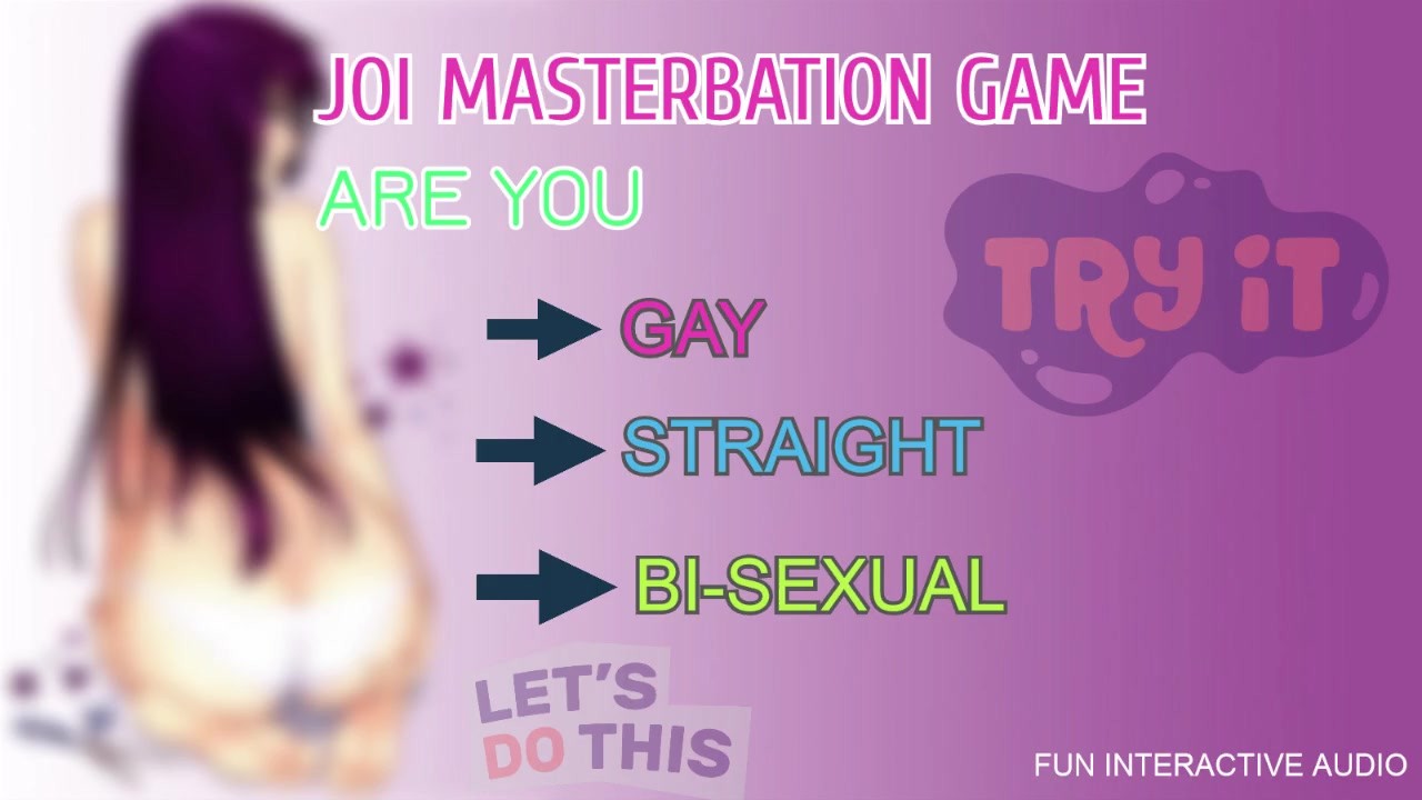 JOI MASTERBATION GAME ARE YOU STRAIGHT GAY OR BI - RedTube