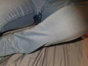 Alice - pissing myself in jeans. Why get out of bed to pee when your comfy? 6/16