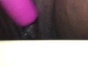 Wet chocolate fat pussy 
