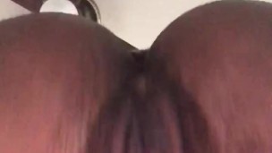 Hot Ebony Naked Twerk in Living Room