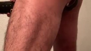 Fucking My Fleshlight while using prostate vibrator 