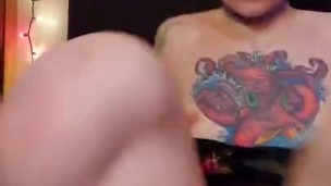 Butthole Tattoo And Pretty Pussy Tease
