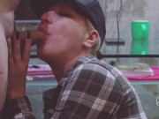 PERFECT BLONDE TEEN SLOPPY BLOWJOB AND CUM IN MOUTH CLOSEUP-ADELLA JAY 2/16