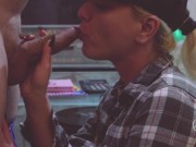 PERFECT BLONDE TEEN SLOPPY BLOWJOB AND CUM IN MOUTH CLOSEUP-ADELLA JAY 3/16