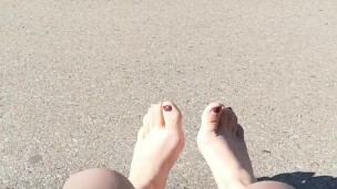 Outdoor Foot Wiggling