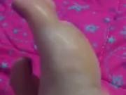 tici_feet tici feet @tici_feet IG cream in my feet again! lilac toenails